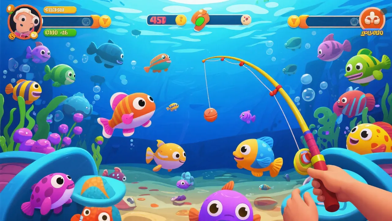 捕鱼大亨游戏画面示意